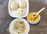 ヘルシー野菜＆肉まんセット(すべて大サイズ)（西関中華まん）