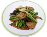 レバーとニンニクの芽炒め定食 Liver and Garlic Sprout Stir-Fry Set Meal（ジロー's テーブル 志村三丁目駅前店）