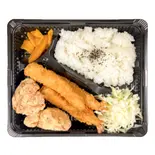 唐揚げエビフライ弁当(鶏笑特製タルタルソース付)（鶏笑 守口大日店）