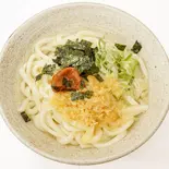 つめたい塩うどん・そば(梅干し付き)(デリバリー商品)（梅むら）