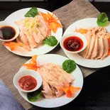蒸し鶏（中華料理 祥園）