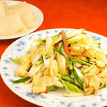 長ネギとニラの玉子元気炒めクレープセット（福餃子）