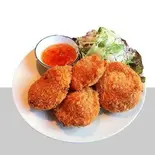 海老のすり身揚げ Deep Fried Shrimp Cake(タイ・インド料理のお店 ALMOND TREE)