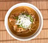 特製豚肉うどん（京うどんの店 夢吟坊 三宿本店）