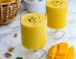 マンゴーラッシー   Mango Lassi（ネパールインド料理サラソティ Nepali Indian Restaurant Saraswati）