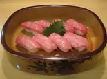 天然本まぐろ大とろにぎり一人前8コ（やまと寿司）