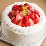 苺の生クリームデコレーション6号 Strawberry Decorated Cream Cake #6(柴又コシジ洋菓子店)