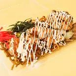 【58】ミニザンギやきそば（あじ太郎 本店）