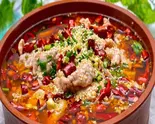 水煮肉片 豚肉の唐辛子煮込み（四川料理 成都小吃）