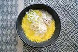 鶏出汁たまごクッパ（あったかクッパとチヂミのお店『のこのこ』）