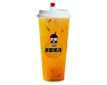 満杯パッションフルーツティー(黒糖タピオカなし) Lサイズ Passion Fruit Tea (Without Brown Sugar Tapioca Pearls) (Large)（茶之恋 台湾タピオカ専門店）