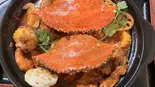 カニ鍋(肉蟹煲)(中華居酒屋 池前)