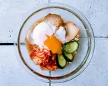 ★当店人気NO.2★温玉のっけ盛岡冷麺 cold noodle with hot spring egg(東京冷麺Lab.都立大学駅前店)