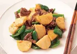山芋の牛肉炒め（中华料理 美中味）