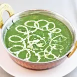ほうれん草とマッシュルーム カ レー spinach ＆mushroom curry（インド＆タイ料理スマイル Indian ＆ Thai restaurant ＆Bar~Smile）