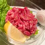 和牛ユッケ(門外不出の激ウマダレ 焼肉 アリラン亭)