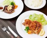 (4)(13)チキンステーキとフィレステーキ盛り合わせ Chicken Steak ＆ Fillet Steak Platter（キッチンきむら）