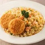 ピラフ＆メンチカツ（えびピラフ専門店）