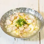 【名物】鶏雑炊【Specialty】Chicken porridge（ぞうすいマニア〜鶏キング〜博多店Zosui Mania Chicken King）