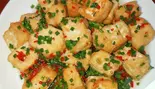 ねぎかけ揚げ豆腐 Đậu tẩm hành（ベトナム料理SENHONG大久保店）