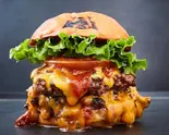 【当店1番人気！】ダブルチーズバーガー Double Cheese Burger（SHOGUN BURGER TOKYU KABUKICHO TOWER）