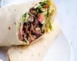 ビーフケバブラップBeef kebab wrap（スターケバブインドカレーハラル専門店）