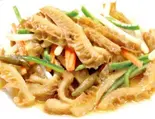 牛のハチノスラー油炒め Tripe Stir-Fried with Chili Oil（元町中華麻辣湯 難波火鍋）