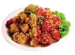 骨なしチキン ハーフ＆ハーフ『1000g』4人前（BEF 韓国チキン）