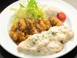 頑固おやじのたまごをたっぷり使ったチキン南蛮(ライス・お味噌汁付き)（東京厨房 虎ノ門三丁目店）