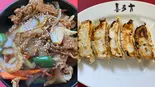 【お値下げ！】焼肉丼と餃子セット（喜多方ラーメン高蔵）