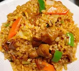 ホルモン醤油チャーハン（龍海閣 片倉町店）