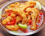 酸辣无骨鸡爪 冷え鳥足レモン漬け(中国流ピリ辛しゃぶしゃぶ 冒牌火锅菜)