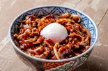 デミたま牛焼肉どんぶり（どんぶり 神宮軒 西新店）