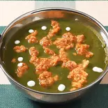 キーマほうれん草カレーKeema Spinach Curry（インド料理レストランSURAJ西田辺店）