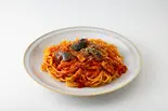 厚切りベーコンと茄子のアラビアータArrabbiata with Thick-cut Bacon and Eggplant（MAXCAFE 博多中洲店）