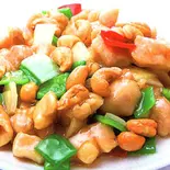 鶏肉とカシューナッツ炒め（中華料理 旭園）