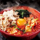 豚肉 温玉 キムチうどん（旨い出汁！ “柚子胡椒を効かせた旨出汁うどん” “山椒の香りがたまらない 蕎麦屋のカレーうどん” “旨辛キムチうどん” 土佐堀 かすみ庵）