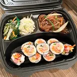 【当店人気NO.5】するめキンパセット 진미김밥도시락（韓国料理 らみ2797）