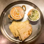 バターチキンカレーチーズナンセット Butter Chicken Curry Cheese Nahn Set（Mt.Everest カレーハウス神戸店）