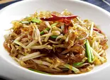 モヤシとニラ春雨炒め（千葉餃子 船橋店）