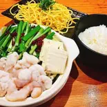 国産もつ鍋1人前+ご飯+ちゃんぽん麺セット(醤油)(博多もつ鍋総本家 喜楽 清水店)
