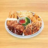 【911】手ごねハンバーグ＆グリルチキンのパーティプレート（ヴィクトリアステーション 札幌北5条店）
