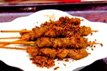 ラム肉のクミン焼き串（龍 刀削麺）