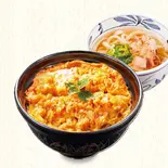熟成ロースかつ丼 ミニ冷うどんセット（かつ庵 川崎生田店）