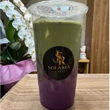 抹茶タロイモラテ Matcha Latte Khoai môn（SOLARIA CAFE ＆ LOUNGE|タピオカ|コーヒー|バンミー）