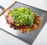 野菜肉玉・イカ天・たっぷり青ネギかけ（八昌）