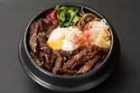 【肉1.5倍】大盛りハラミビビンバ Extra Harami Bibimbap（ハラミステーキ丼＆ビビンバ 「ハラミ市場」 立花店）
