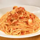 エビトマトパスタ（サフラン）