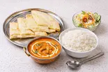 チ-ズナン。フルバリューセット  Cheese Nan Full Value Set（ネパールインド料理サラソティ Nepali Indian Restaurant Saraswati）