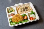 無投薬但馬どりと有機豆腐のハンバーグ（有機スポーツ酒場八千代）